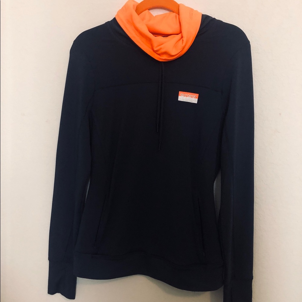 PINk Navy & Orange Pullover
